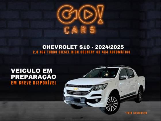 CHEVROLET S10 2.8 HIGH COUNTRY 4X4 CD 16V TURBO DIESEL 4P AUTOMÁTICO